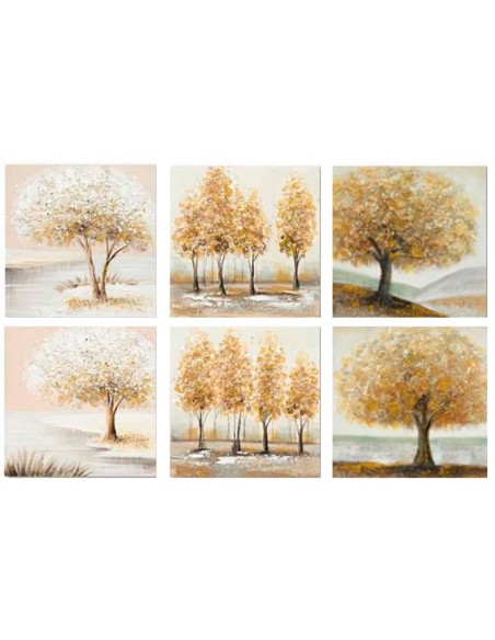 CANVAS 100% PINTADO A MANO MARQUESC 50X50X3CM 6 SURT