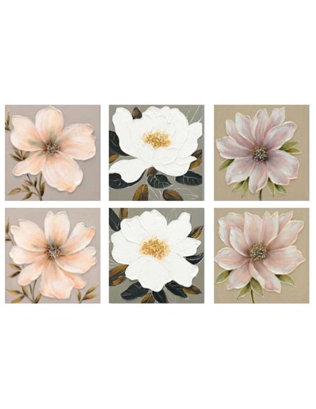 CANVAS 100% PINTADO A MANO RANTA 50X50X3CM 6 SURT