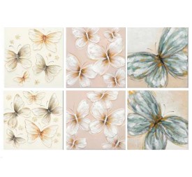 CANVAS 100% PINTADO A MANO PRUMIV 60X60X4CM 6 SURT