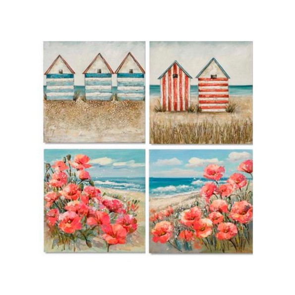 CANVAS 100% PINTADO A MANO VEMAR 80X80X3CM 4CM