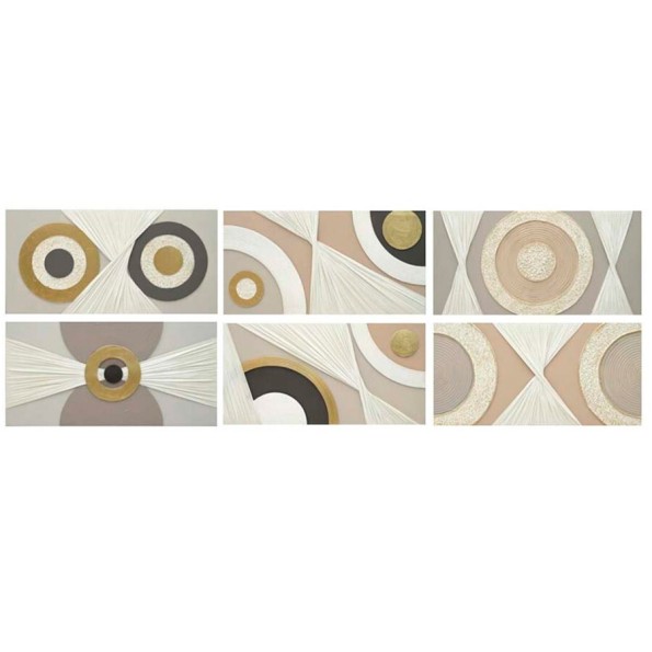 CANVAS 100% PINTADO A MANO ABITARE 60X120X3CM 6 SURT