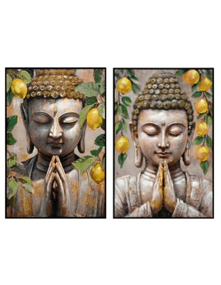 CANVAS BUDA LIMON 80% 60X90X3CM 2 SURT