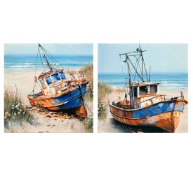 CANVAS PINTADO A MANO 40% BARENCA 60X60X2CM 2 SURT