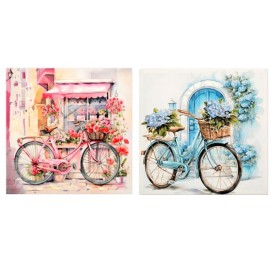 CANVAS PINTADO A MANO 40% MAGALO 60X60X2CM 2 SURT