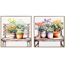 CANVAS BANCO FLORIDO 40% 60X60X2CM 2 SURT