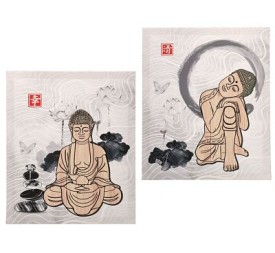 CUADRO BUDDHA 40X50X1,8CM 2 SURT.