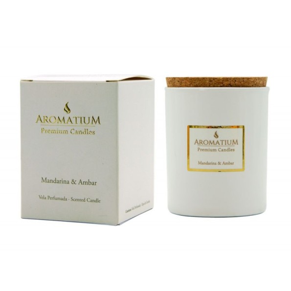 VELA PERFUMADA PREMIUM MANDARINA & AMBAR