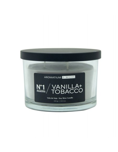 VELA 3 MECHAS 300 G. VAINILLA TOBACCO AROMATIUM
