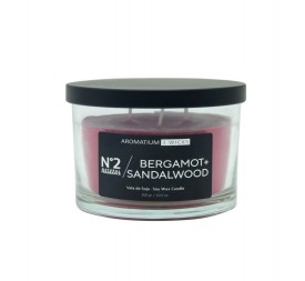 VELA 3 MECHAS 300 G. BERGAMOTA SANDALWOOD