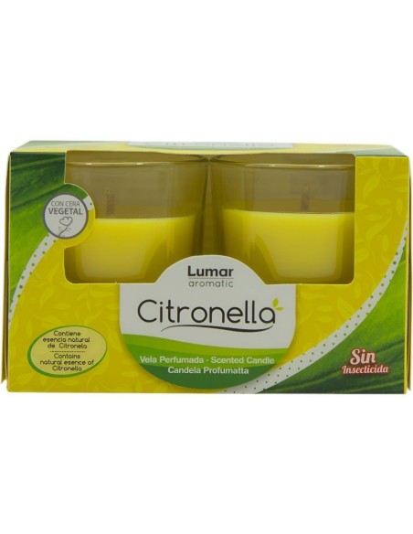 CAJA 2 VASOS PERF. CITRONELA