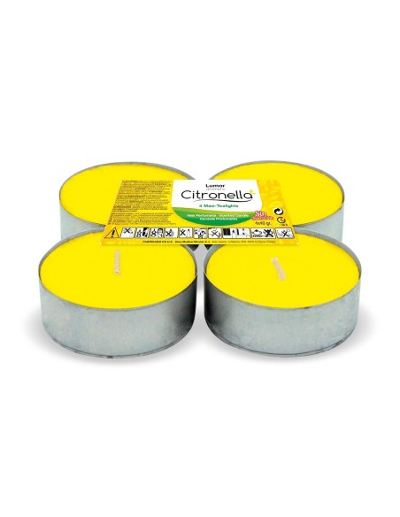 PACK 4 MAXI-TEALIGHTS CITRONELA