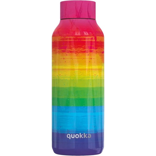 QUOKKA BOTELLA TERMO ACERO INOXIDABLE SOLID RAINBOW 630 ML
