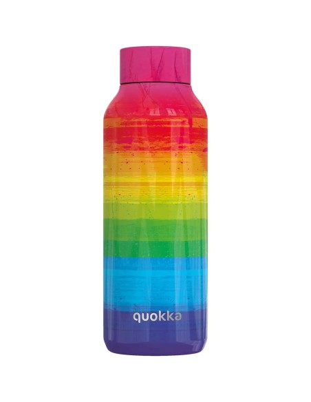 QUOKKA BOTELLA TERMO ACERO INOXIDABLE SOLID RAINBOW 630 ML