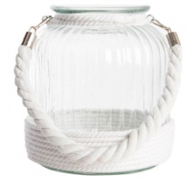 PORTAVELA CRISTAL HIERRO 18X21 3800 CUERDA BLANCO