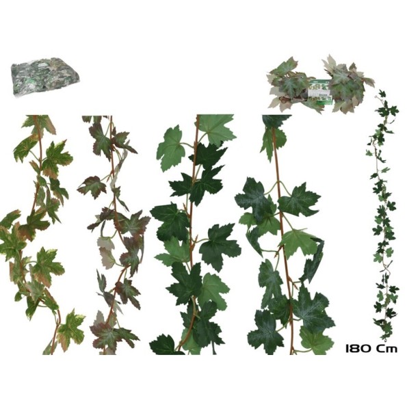 GUIRNALDA HOJAS ARTIFICIALES BACO 1.8M 4 SURT