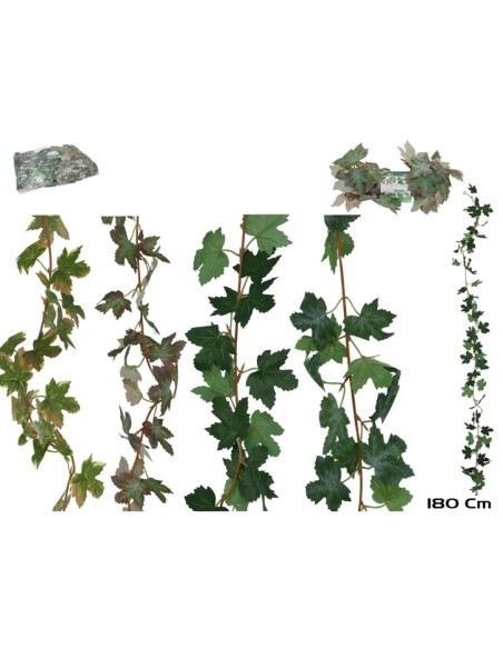 GUIRNALDA HOJAS ARTIFICIALES BACO 1.8M 4 SURT