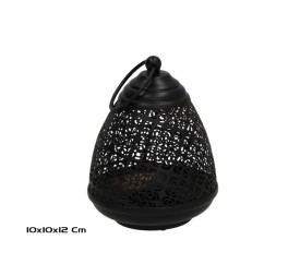 FAROL TANGER 10X10X12CM NEGRO ORO