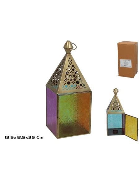 FAROL AMINA 13,5X13,5X35 CM