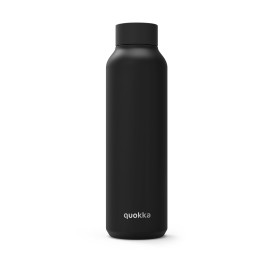 QUOKKA BOTELLA TERMO ACERO INOXIDABLE SOLID JET BLACK 630 ML