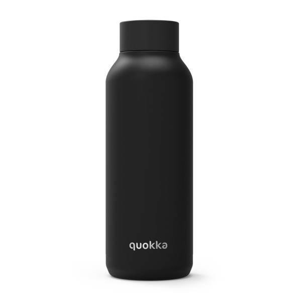 QUOKKA BOTELLA TERMO ACERO INOXIDABLE SOLID JET BLACK 510 ML