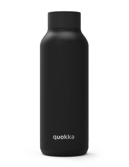 QUOKKA BOTELLA TERMO ACERO INOXIDABLE SOLID JET BLACK 510 ML