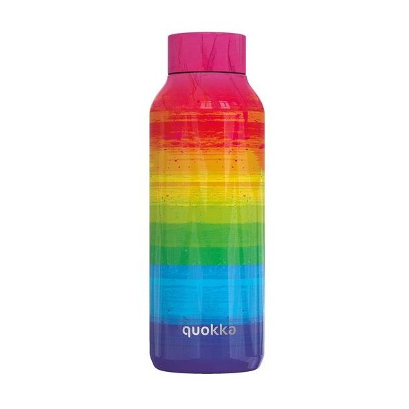 QUOKKA BOTELLA TERMO ACERO INOXIDABLE SOLID RAINBOW 510 ML