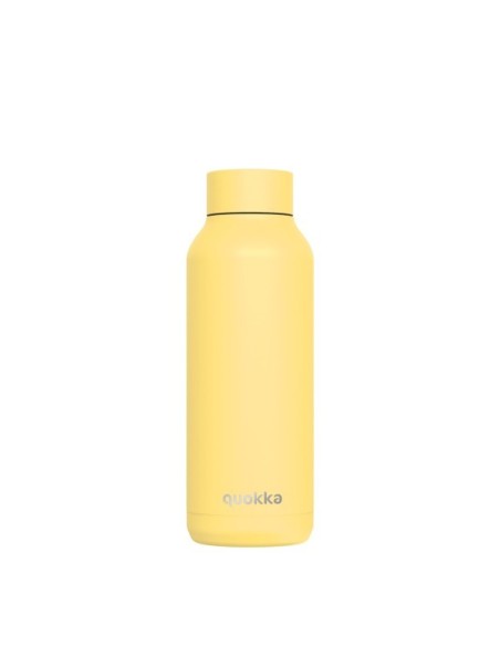 QUOKKA BOTELLA TERMO ACERO INOXIDABLE SOLID LIGHT YELLOW 510 ML