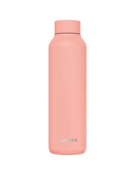 QUOKKA BOTELLA TERMO ACERO INOXIDABLE SOLID PASTEL PEACH 630 ML