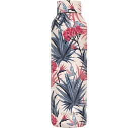 QUOKKA BOTELLA TERMO ACERO INOXIDABLE SOLID BLUE GARDEN 630 ML