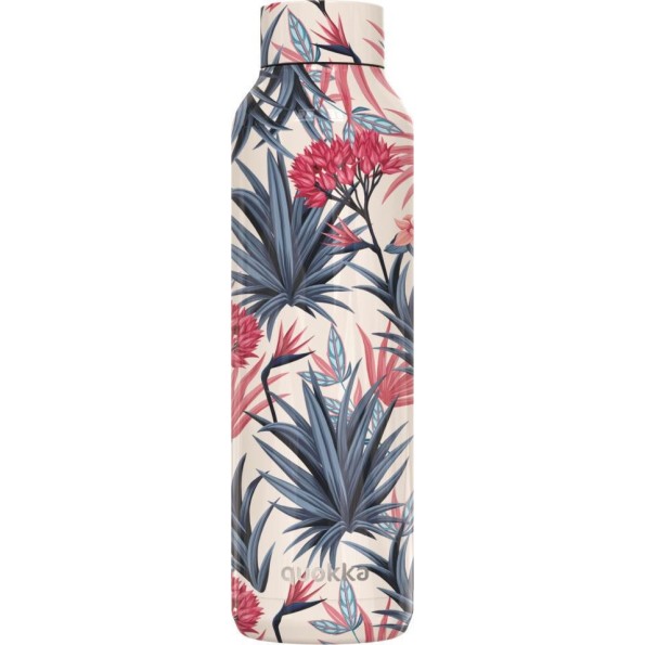 QUOKKA BOTELLA TERMO ACERO INOXIDABLE SOLID BLUE GARDEN 630 ML
