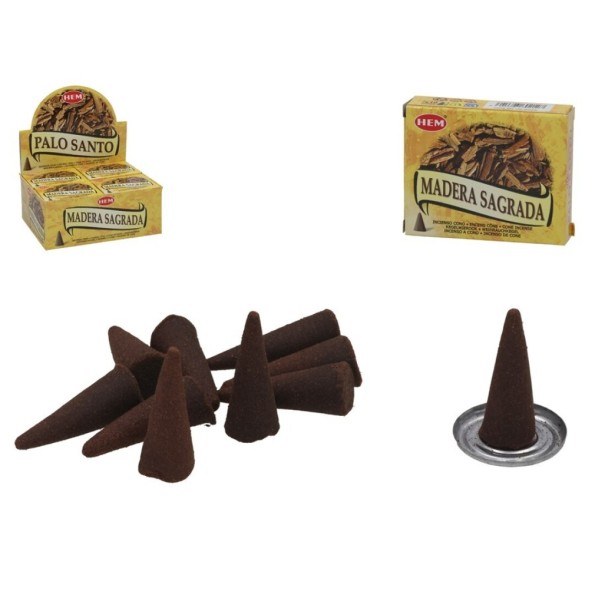 INCIENSO 10 CONOS PALO SANTO 3,48CM