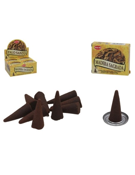 INCIENSO 10 CONOS PALO SANTO 3,48CM