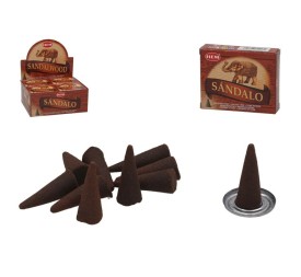 INCIENSO 10 CONOS SANDALWOOD 3,48CM