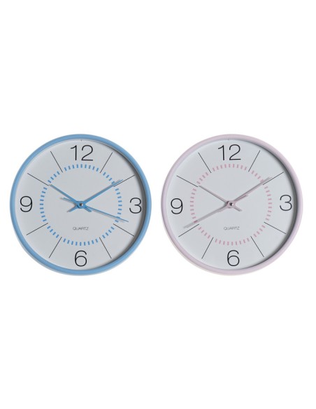 RELOJ PVC CRISTAL 25,5X4,3X25,5 2 SURTIDO