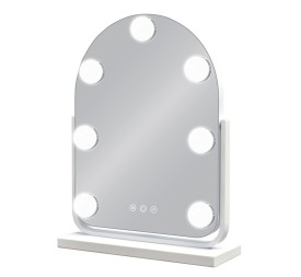 ESPEJO HOLLYWOOD LINDA BLANCO 25x30 cm