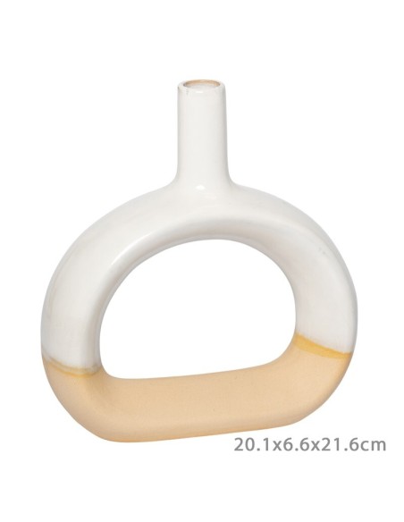 JARRON CERAMICA BICOLOR LIE L