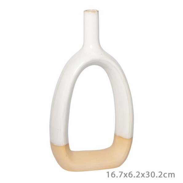 JARRON CERAMICA BICOLOR LIE XL