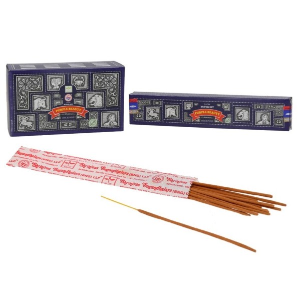 INCIENSO SATYA SH PURPLE BEAUTY 15 G.