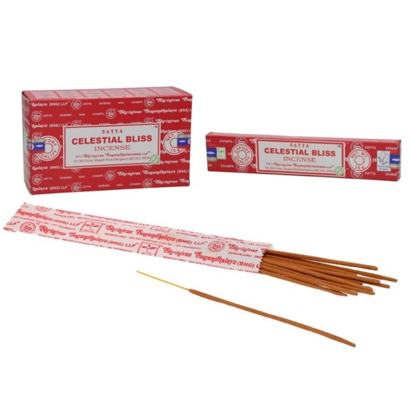 INCIENSO SATYA CELESTIAL BLISS 15 G.