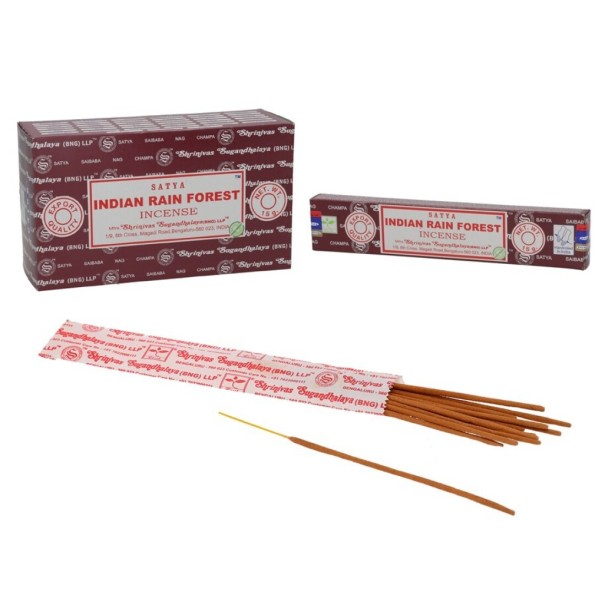 INCIENSO SATYA INDIAN RAIN FOREST 15 G.