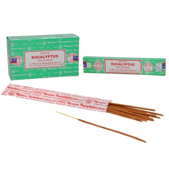 INCIENSO SATYA EUCALYPTUS 15 G.