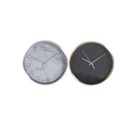 RELOJ PARED ALUMINIO CRISTAL 25X4X25 2 SURT.