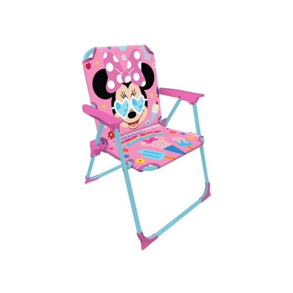 SILLA METÁLICA PLEGABLE MINNIE MOUSE  DISNEY