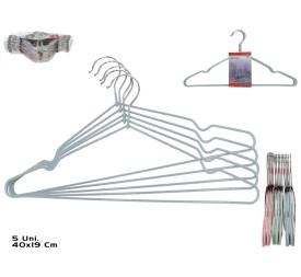 PERCHA METAL X5 3 SURT. 40X19CM