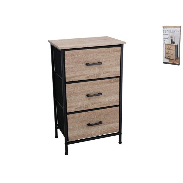 CAJONERA C/3 CAJONES MUIR 45X30X76CM XXX