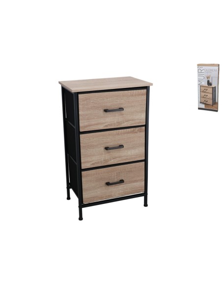 CAJONERA C/3 CAJONES MUIR 45X30X76CM XXX