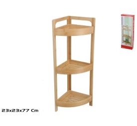 RINCONERA C/3 ESTANTES BAMBU 23X77CM