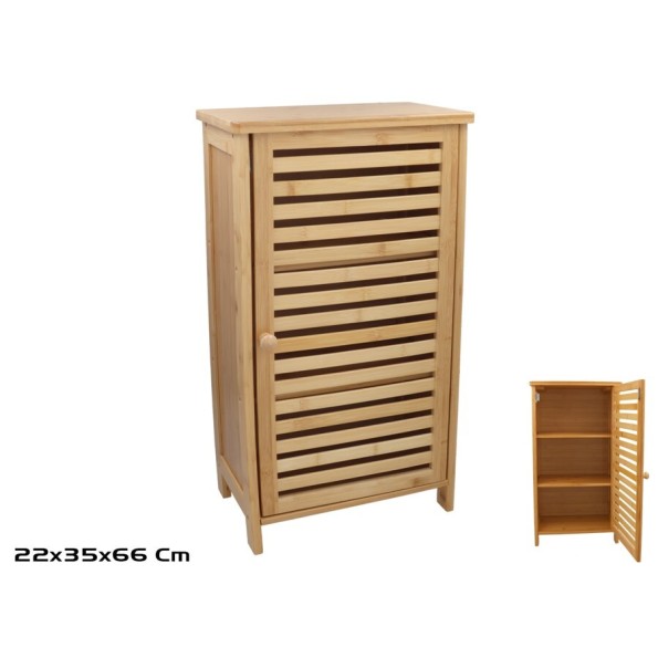 MUEBLE AUXILIAR BAMBU STEVE 35X22X66CM