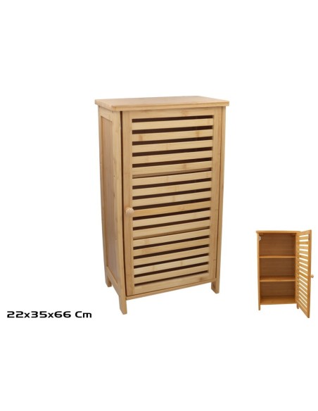 MUEBLE AUXILIAR BAMBU STEVE 35X22X66CM