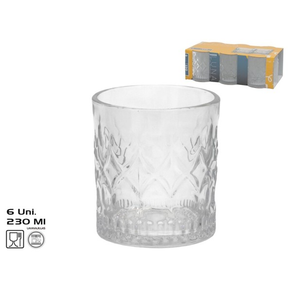 VASOS X6 LUNA 230ML